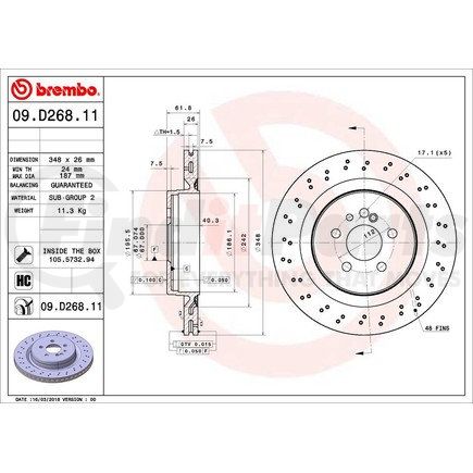 Brembo 09.D268.11