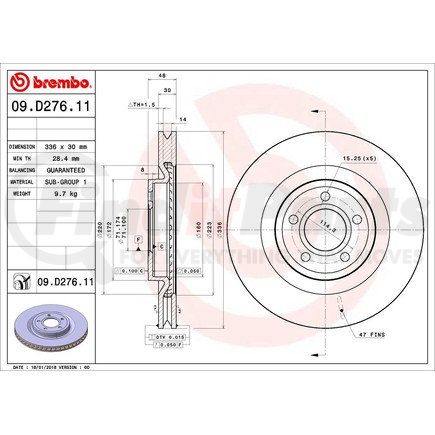 Brembo 09.D276.11