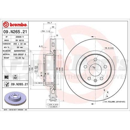 Brembo 09.N265.21