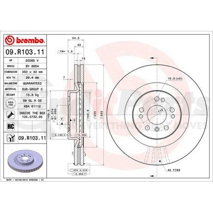 Brembo 09.R103.11