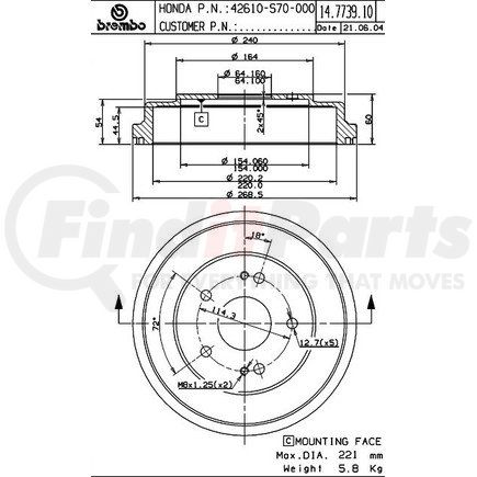 Brembo 14.7739.10