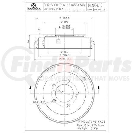 Brembo 14.N204.10