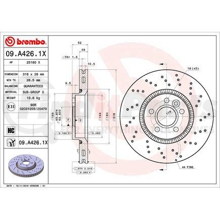Brembo 09.A426.1X
