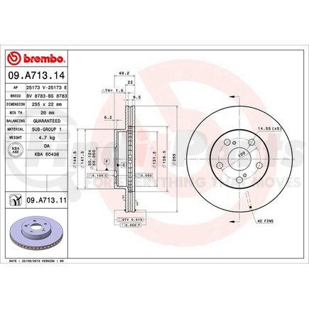 Brembo 09.A713.11