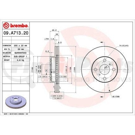 Brembo 09.A713.20