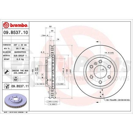 Brembo 09.B537.11