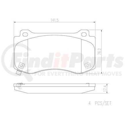 Brembo P11023N 