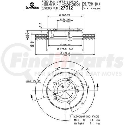Brembo 27012