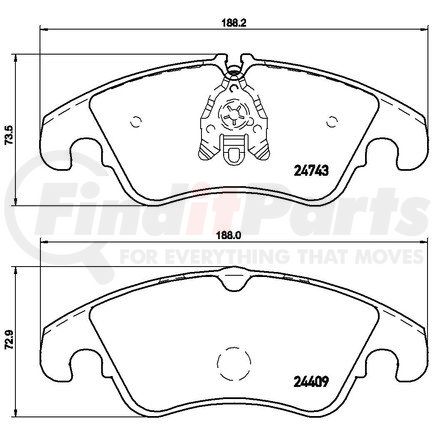 Brembo P85098 