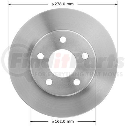 Bendix 141868 Disc Brake Rotor - 10.94 in. Outside Diameter