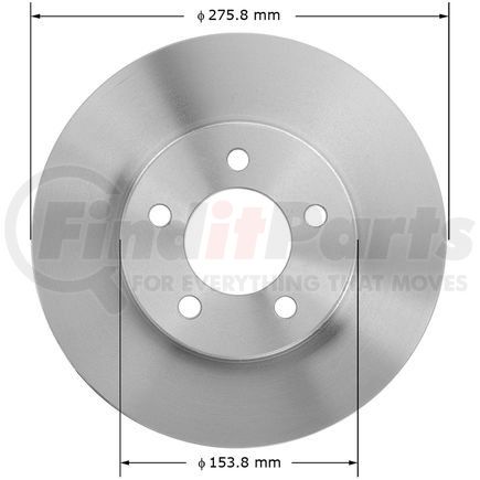 Bendix 141903 Brake Rotor, Service New