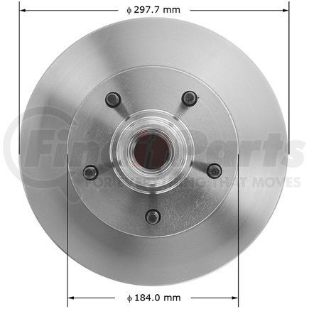 Bendix 141906 Brake Rotor, Service New