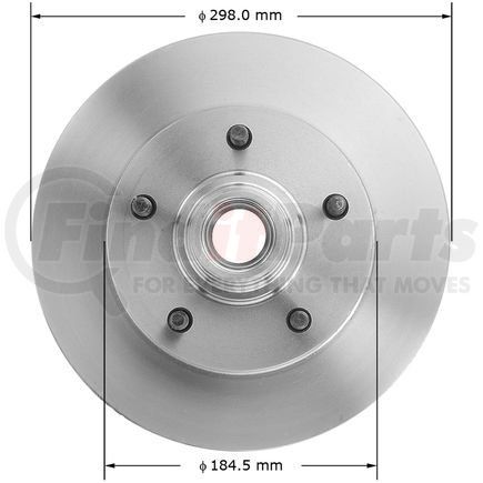 Bendix 141907 Brake Rotor, Service New