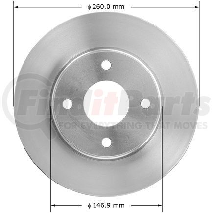 Bendix 145044 Brake Rotor, Service New
