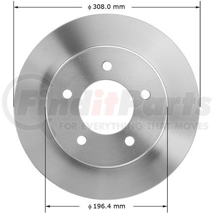 Bendix 145146 Brake Rotor, Service New