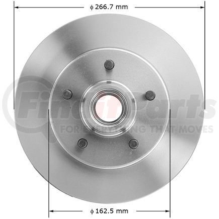 Bendix 141233 Brake Rotor, Service New