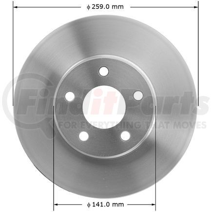 Bendix 141530 Brake Rotor, Service New