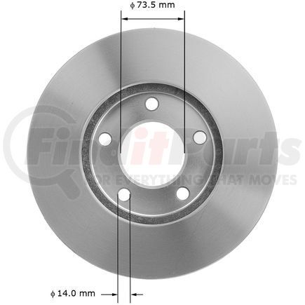 Bendix 141576 Disc Brake Rotor - 11.10 in. Outside Diameter