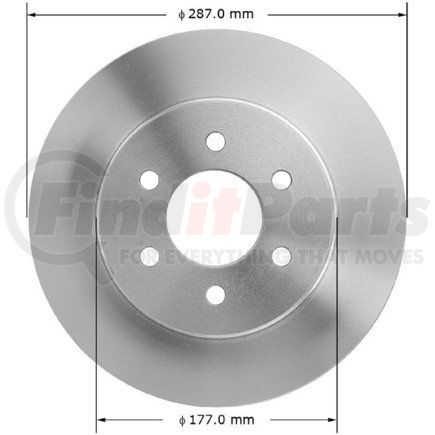 Bendix PRT5147 Brake Rotor