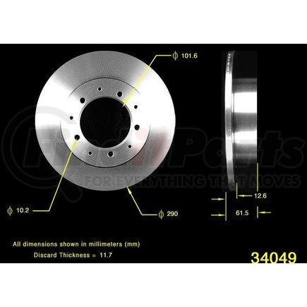 Bendix PRT1756 Brake Rotor