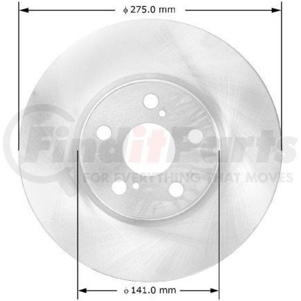 Bendix PRT5818 Brake Rotor