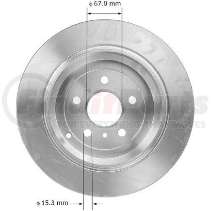 Bendix PRT5870 Rotor