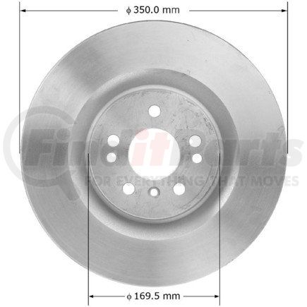 Bendix PRT5871 Brake Rotor