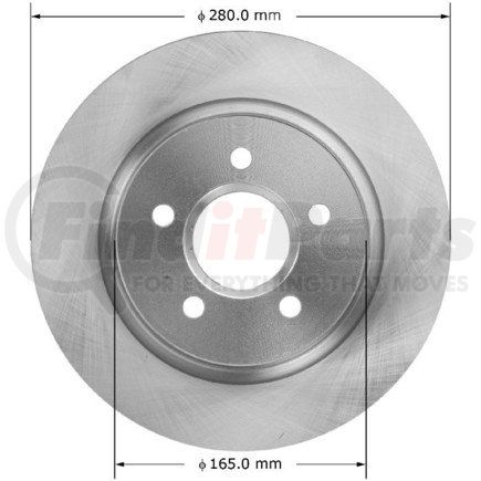 Bendix PRT5884 Brake Rotor