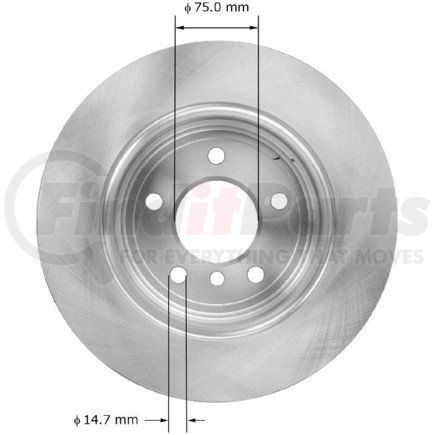 Bendix PRT5885 Brake Rotor