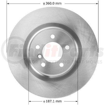 Bendix PRT5935 Brake Rotor
