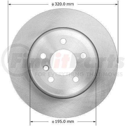 Bendix PRT6091 Brake Rotor