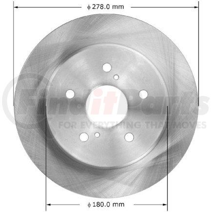 Bendix PRT6117 Brake Rotor