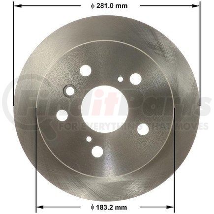 Bendix PRT6156 Brake Rotor