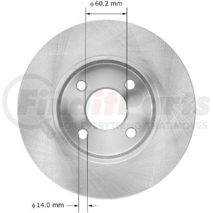 Bendix PRT5899 Brake Rotor