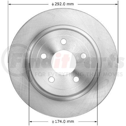 Bendix PRT5900 Brake Rotor