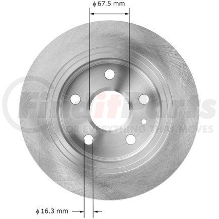 Bendix PRT6034 Rotor