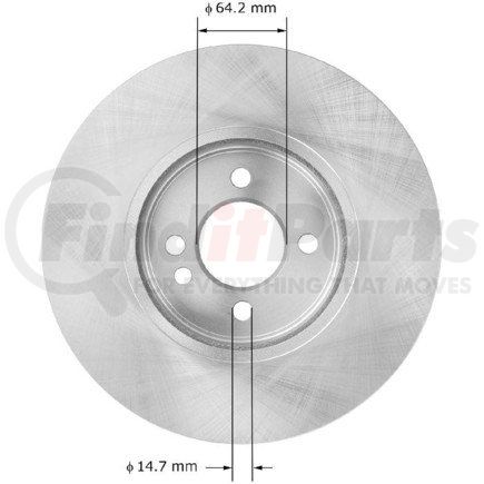 Bendix PRT5984 Brake Rotor