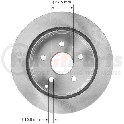 Bendix PRT5996 Disc Brake Rotor