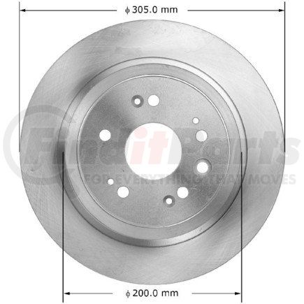 Bendix PRT6017 Brake Rotor