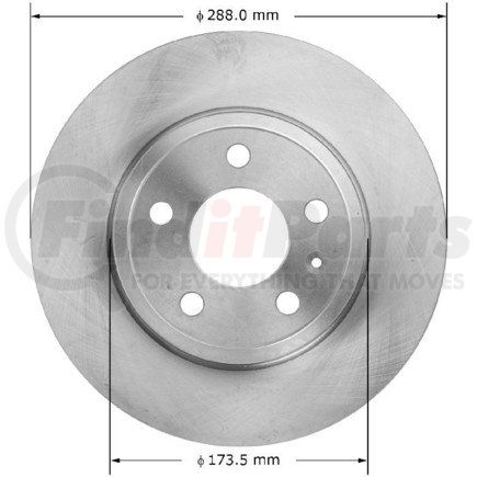 Bendix PRT6038 Brake Rotor