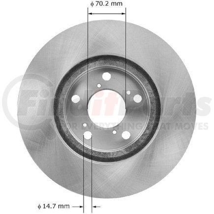 Bendix PRT6054 Rotor