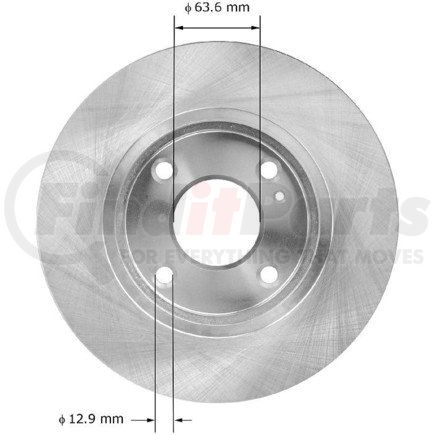 Bendix PRT6061 Brake Rotor