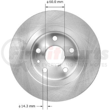 Bendix PRT6062 Brake Rotor