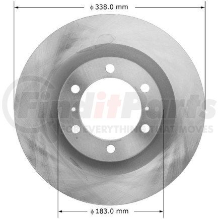 Bendix PRT6066 Brake Rotor