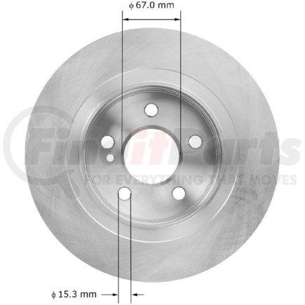 Bendix PRT6070 Brake Rotor