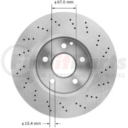 Bendix PRT6071 Brake Rotor