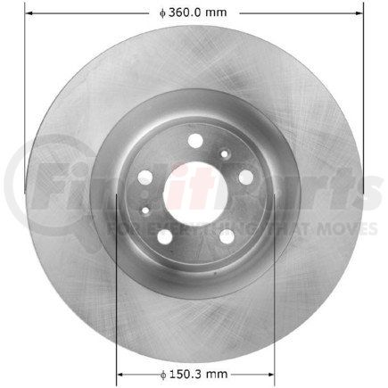Bendix PRT6078 Brake Rotor