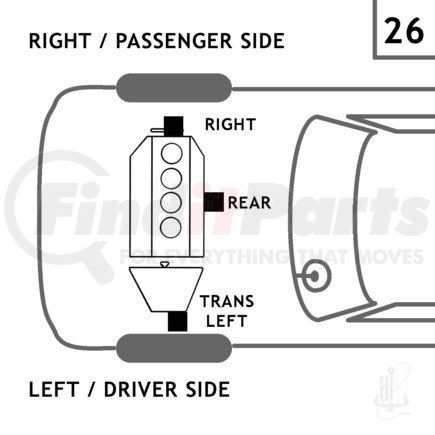 Anchor Motor Mounts 9602 ENGINE MOUNT