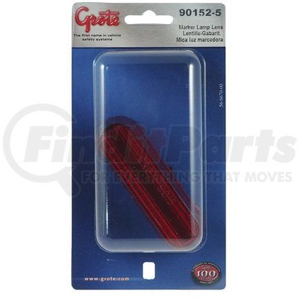 Grote 90152-5 Clearance / Marker Replacement Lens - Red, Multi Pack