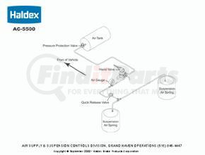 Haldex 42130018 Raise Lower Valve